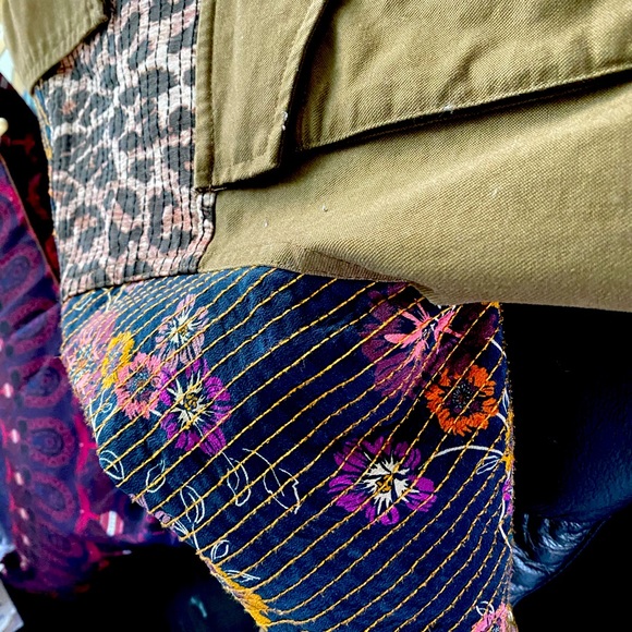 NWT Johnny Was Patch Military Jacket - Picture 9 of 10